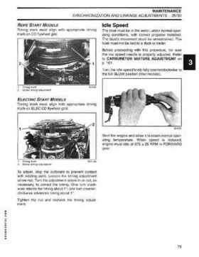2004 SR Johnson 2 Stroke 9.9, 15, 25, 30 HP Outboards Service Repair Manual P/N 5005638, Page 76
