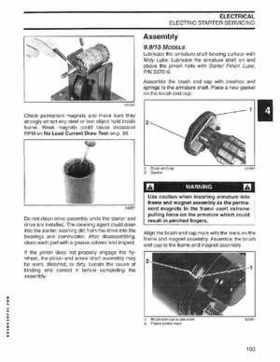 2004 SR Johnson 2 Stroke 9.9, 15, 25, 30 HP Outboards Service Repair Manual P/N 5005638, Page 104