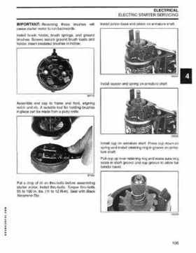 2004 SR Johnson 2 Stroke 9.9, 15, 25, 30 HP Outboards Service Repair Manual P/N 5005638, Page 106