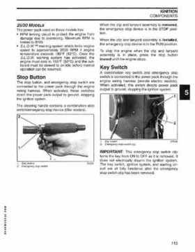 2004 SR Johnson 2 Stroke 9.9, 15, 25, 30 HP Outboards Service Repair Manual P/N 5005638, Page 116