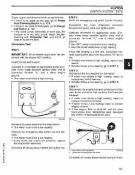 2004 SR Johnson 2 Stroke 9.9, 15, 25, 30 HP Outboards Service Repair Manual P/N 5005638, Page 122