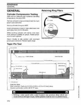 2004 SR Johnson 2 Stroke 9.9, 15, 25, 30 HP Outboards Service Repair Manual P/N 5005638, Page 173