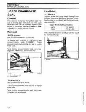 2004 SR Johnson 2 Stroke 9.9, 15, 25, 30 HP Outboards Service Repair Manual P/N 5005638, Page 175