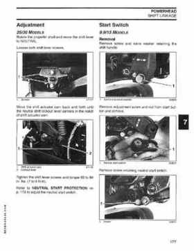 2004 SR Johnson 2 Stroke 9.9, 15, 25, 30 HP Outboards Service Repair Manual P/N 5005638, Page 178