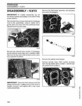 2004 SR Johnson 2 Stroke 9.9, 15, 25, 30 HP Outboards Service Repair Manual P/N 5005638, Page 185