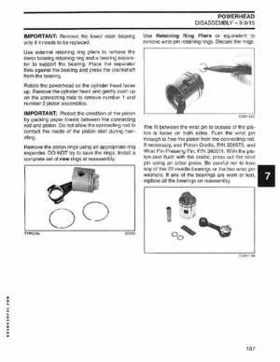 2004 SR Johnson 2 Stroke 9.9, 15, 25, 30 HP Outboards Service Repair Manual P/N 5005638, Page 188