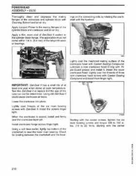 2004 SR Johnson 2 Stroke 9.9, 15, 25, 30 HP Outboards Service Repair Manual P/N 5005638, Page 211