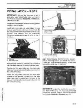 2004 SR Johnson 2 Stroke 9.9, 15, 25, 30 HP Outboards Service Repair Manual P/N 5005638, Page 214