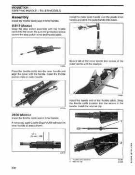 2004 SR Johnson 2 Stroke 9.9, 15, 25, 30 HP Outboards Service Repair Manual P/N 5005638, Page 233