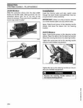 2004 SR Johnson 2 Stroke 9.9, 15, 25, 30 HP Outboards Service Repair Manual P/N 5005638, Page 235