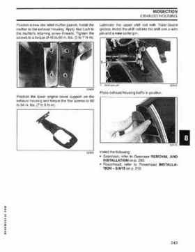 2004 SR Johnson 2 Stroke 9.9, 15, 25, 30 HP Outboards Service Repair Manual P/N 5005638, Page 244
