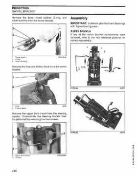 2004 SR Johnson 2 Stroke 9.9, 15, 25, 30 HP Outboards Service Repair Manual P/N 5005638, Page 249