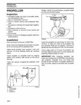 2004 SR Johnson 2 Stroke 9.9, 15, 25, 30 HP Outboards Service Repair Manual P/N 5005638, Page 259
