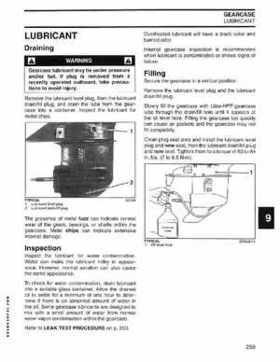 2004 SR Johnson 2 Stroke 9.9, 15, 25, 30 HP Outboards Service Repair Manual P/N 5005638, Page 260