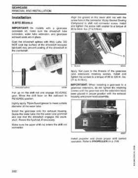 2004 SR Johnson 2 Stroke 9.9, 15, 25, 30 HP Outboards Service Repair Manual P/N 5005638, Page 263