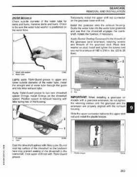 2004 SR Johnson 2 Stroke 9.9, 15, 25, 30 HP Outboards Service Repair Manual P/N 5005638, Page 264