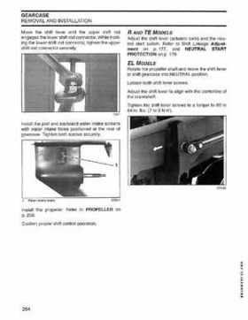 2004 SR Johnson 2 Stroke 9.9, 15, 25, 30 HP Outboards Service Repair Manual P/N 5005638, Page 265