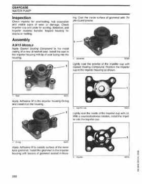 2004 SR Johnson 2 Stroke 9.9, 15, 25, 30 HP Outboards Service Repair Manual P/N 5005638, Page 267