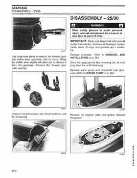 2004 SR Johnson 2 Stroke 9.9, 15, 25, 30 HP Outboards Service Repair Manual P/N 5005638, Page 271