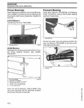 2004 SR Johnson 2 Stroke 9.9, 15, 25, 30 HP Outboards Service Repair Manual P/N 5005638, Page 275