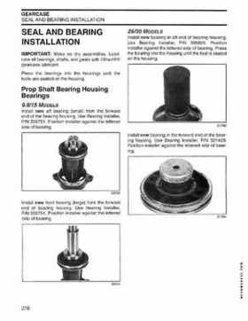 2004 SR Johnson 2 Stroke 9.9, 15, 25, 30 HP Outboards Service Repair Manual P/N 5005638, Page 279