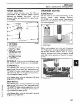 2004 SR Johnson 2 Stroke 9.9, 15, 25, 30 HP Outboards Service Repair Manual P/N 5005638, Page 282