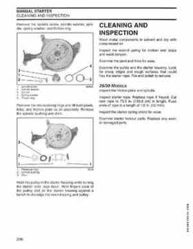 2004 SR Johnson 2 Stroke 9.9, 15, 25, 30 HP Outboards Service Repair Manual P/N 5005638, Page 299