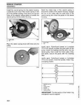 2004 SR Johnson 2 Stroke 9.9, 15, 25, 30 HP Outboards Service Repair Manual P/N 5005638, Page 303
