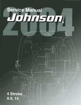 2004 SR Johnson 4 Stroke 9.9-15HP Outboards Service Repair Manual P/N 5005655, Page 1