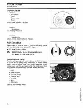2004 SR Johnson 4 Stroke 9.9-15HP Outboards Service Repair Manual P/N 5005655, Page 99