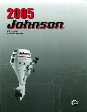 2005 SO Johnson 4 Stroke 9.9-15HP Outboards Service Repair Manual P/N 5005990, Page 1