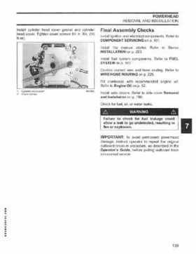 2005 SO Johnson 4 Stroke 9.9-15HP Outboards Service Repair Manual P/N 5005990, Page 138