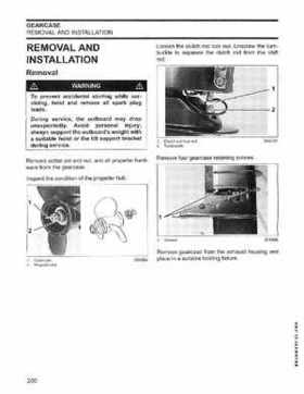 2005 SO Johnson 4 Stroke 9.9-15HP Outboards Service Repair Manual P/N 5005990, Page 199