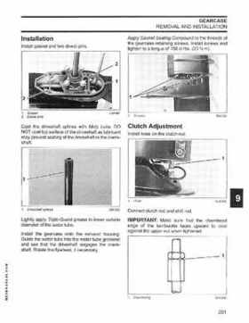 2005 SO Johnson 4 Stroke 9.9-15HP Outboards Service Repair Manual P/N 5005990, Page 200