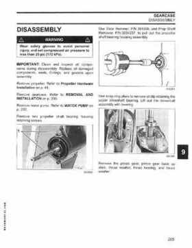 2005 SO Johnson 4 Stroke 9.9-15HP Outboards Service Repair Manual P/N 5005990, Page 204