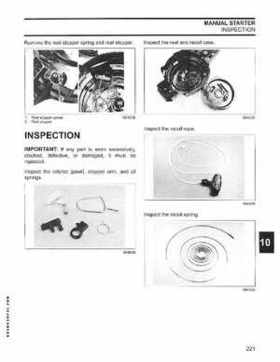 2005 SO Johnson 4 Stroke 9.9-15HP Outboards Service Repair Manual P/N 5005990, Page 220