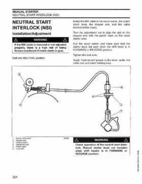 2005 SO Johnson 4 Stroke 9.9-15HP Outboards Service Repair Manual P/N 5005990, Page 223