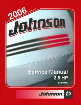 2006 Johnson SD 3.5 HP 2 Stroke Outboard Service Repair Manual, P/N 5006562, Page 1