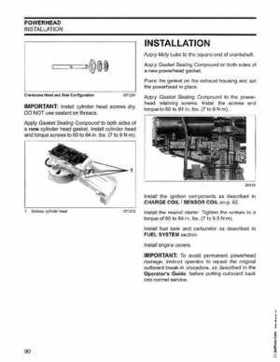 2006 Johnson SD 3.5 HP 2 Stroke Outboard Service Repair Manual, P/N 5006562, Page 91