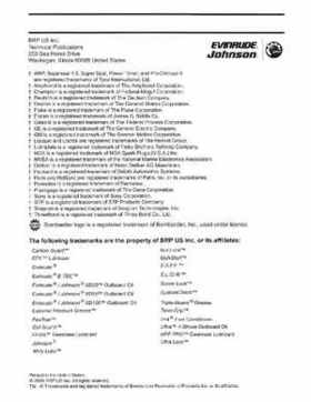 2006 SD Johnson 4 Stroke 9.9-15HP Outboards Service Repair Manual P/N 5006590, Page 2