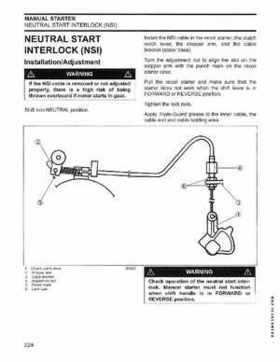 2006 SD Johnson 4 Stroke 9.9-15HP Outboards Service Repair Manual P/N 5006590, Page 225
