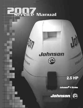 2007 Johnson 2 HP 4-Stroke Service Repair Manual P/N 5007217, Page 1