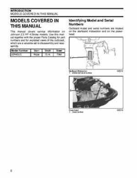 2007 Johnson 2 HP 4-Stroke Service Repair Manual P/N 5007217, Page 6