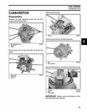 2007 Johnson 2 HP 4-Stroke Service Repair Manual P/N 5007217, Page 65