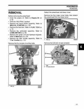 2007 Johnson 2 HP 4-Stroke Service Repair Manual P/N 5007217, Page 77