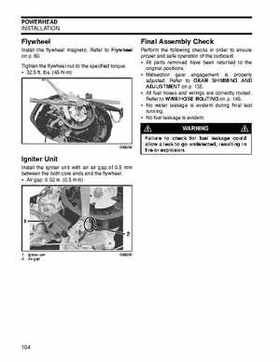 2007 Johnson 2 HP 4-Stroke Service Repair Manual P/N 5007217, Page 104