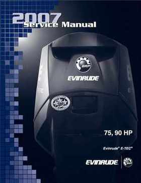 2007 Evinrude E-Tec 75, 90 HP outboards Service Repair Manual P/N 5007211, Page 1