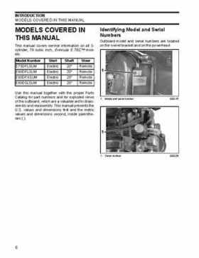 2007 Evinrude E-Tec 75, 90 HP outboards Service Repair Manual P/N 5007211, Page 6