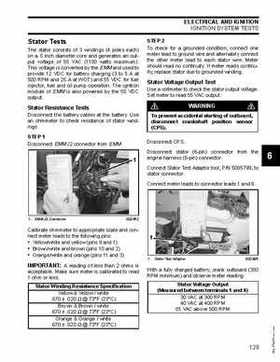 2007 Evinrude E-Tec 75, 90 HP outboards Service Repair Manual P/N 5007211, Page 129