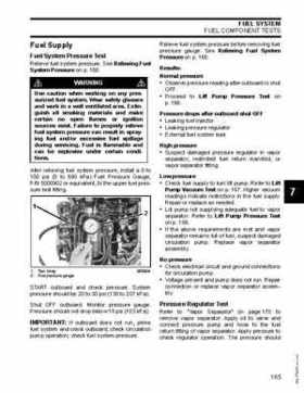 2007 Evinrude E-Tec 75, 90 HP outboards Service Repair Manual P/N 5007211, Page 165